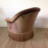 Chocolate toad armchair