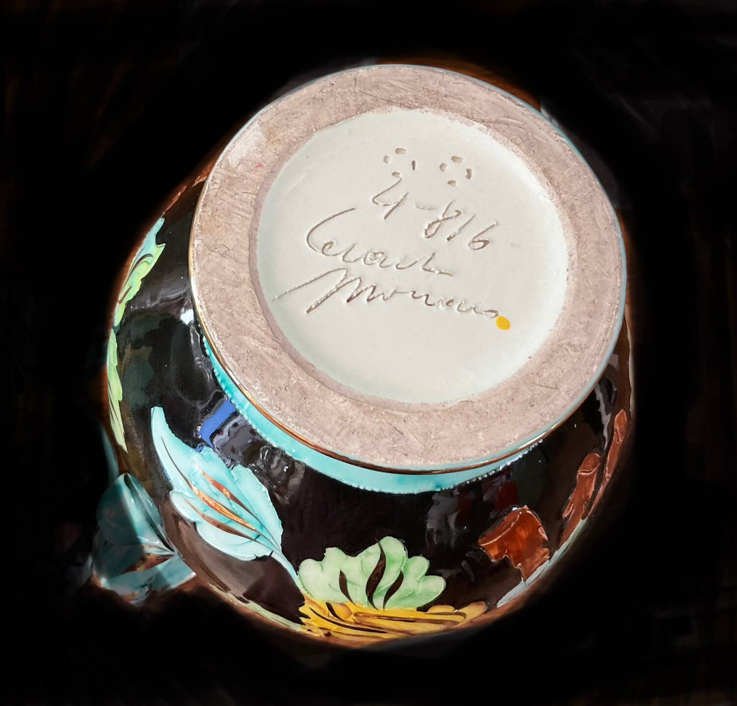 Two ceramic vases from Monaco 1950s