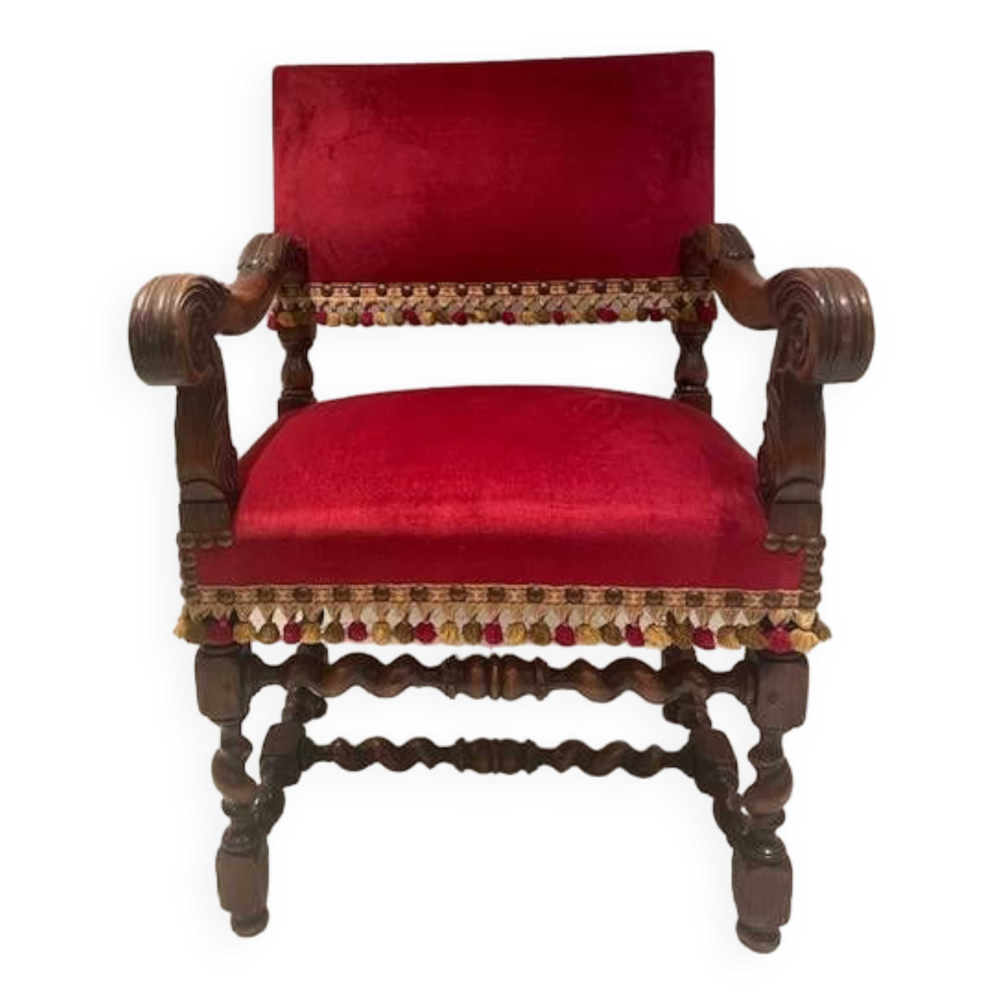 Louis XIII style armchair