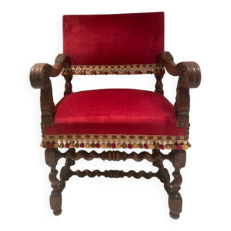 Fauteuil style Louis XIII