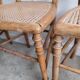 Lot de 4 chaises volantes Louis XVI