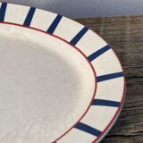 Traditional Basque oval ceramic dish