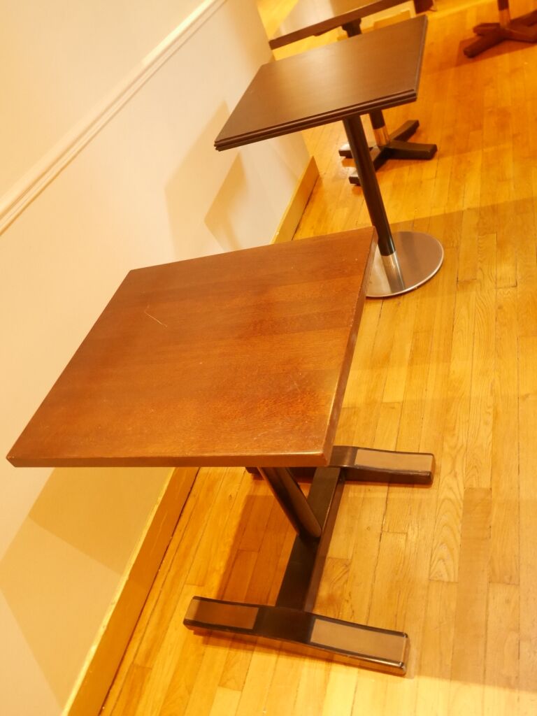 Restaurant table in solid wood