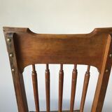 Chaise de nourrice esprit Arts and Crafts debut XXeme.