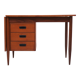 Danish teak drop leaf writing desk by arne vodder, 1960s
