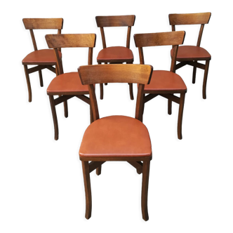 Chaises de bistrot années 50