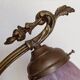 Lampe art nouveau monte et baisse en bronze