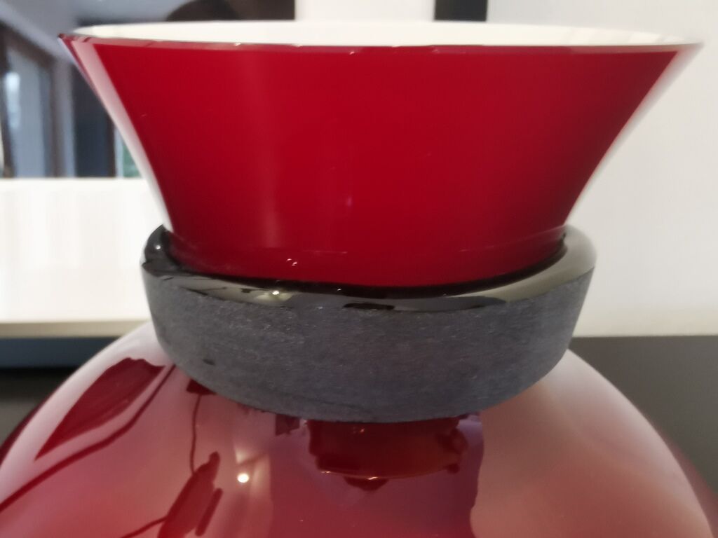 Murano glass vase signed Salviati