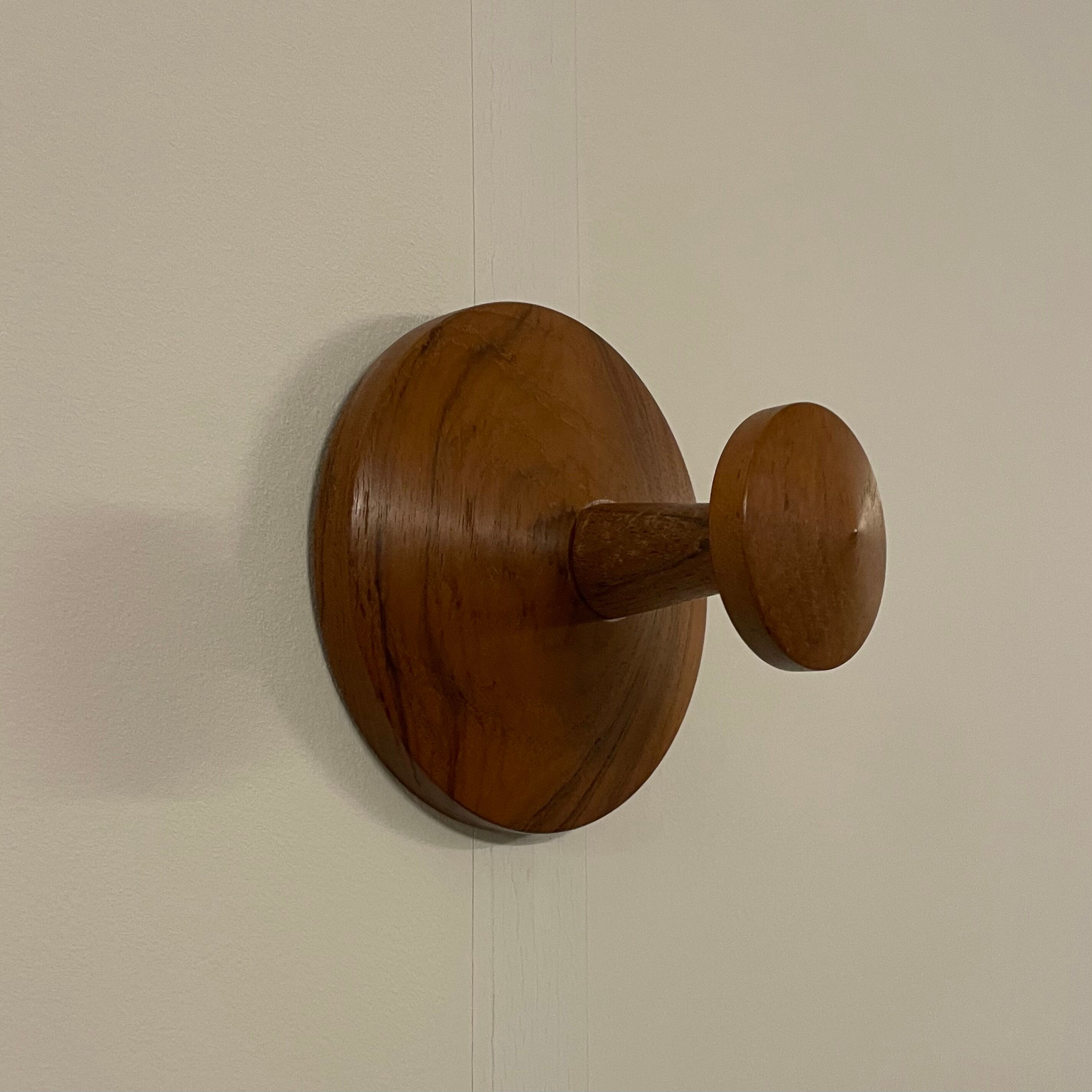 Danish teak hooks by Kai Kristiansen for Aksel Kjersgaard No18