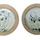 Pyrite stoneware plates