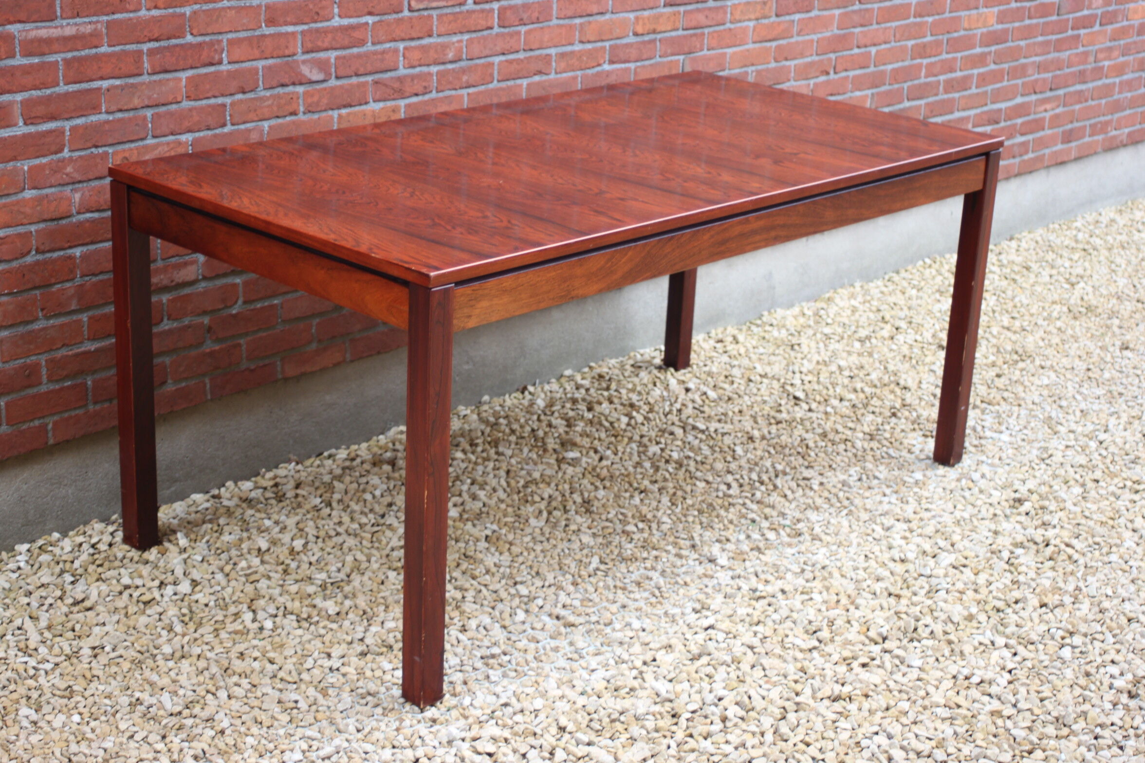 Table à manger extensible en palissandre par Alfred Hendrickx pour Belform, Belgique années 1960.