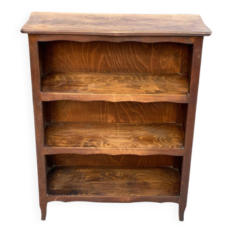 Bibliothèque, bibus style Louis XV en bois massif