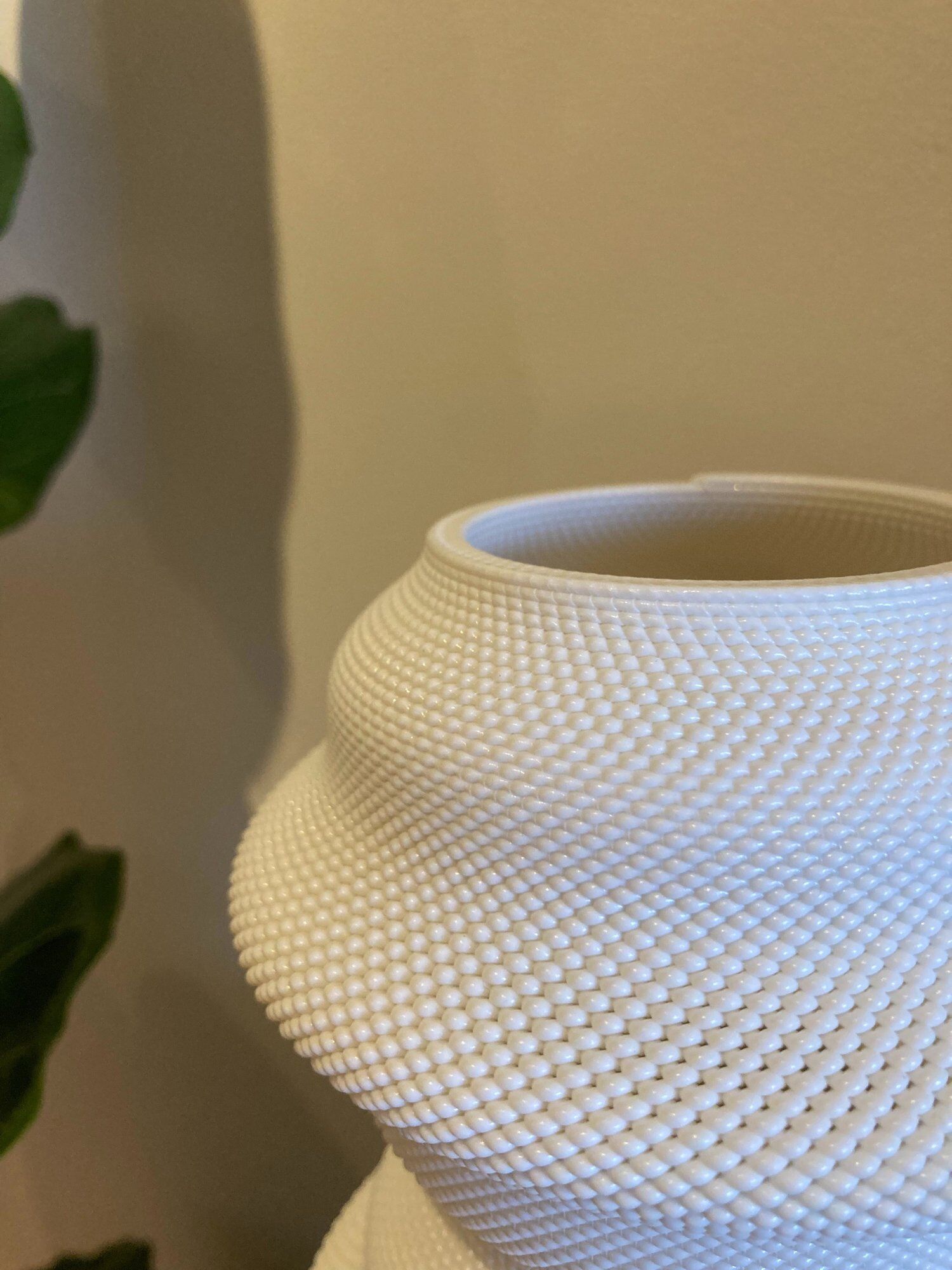 Organic design lamp in biopolymer