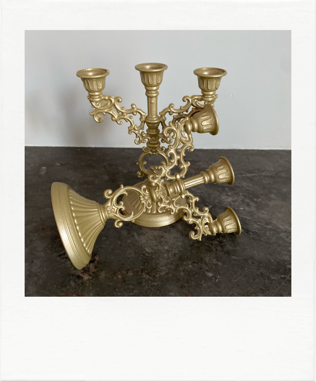 Set of 2, 3-branch AGAD chandeliers