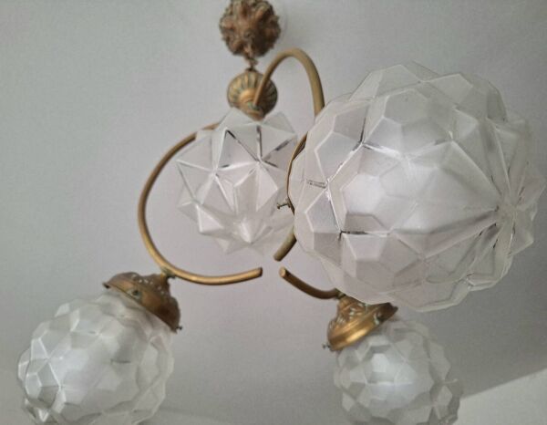 Lustre art déco, luminaire ancien