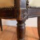 Executive chair, leatherette, XIXth