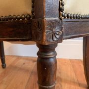 Fauteuil directoire, similicuir, XIXème