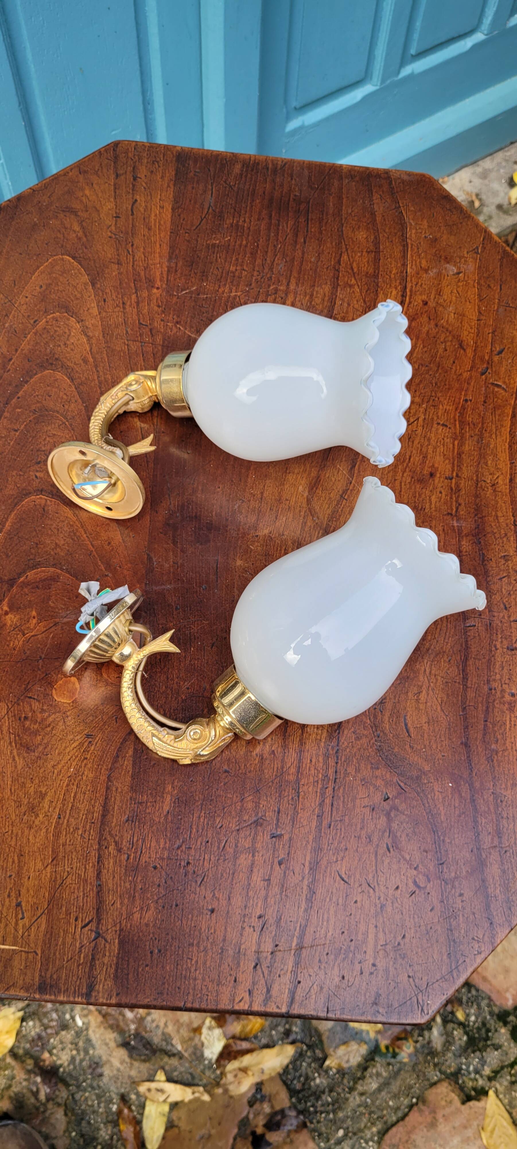 Pair of wall lights