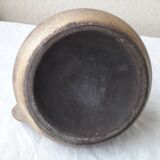 Ceramic candlestick signed