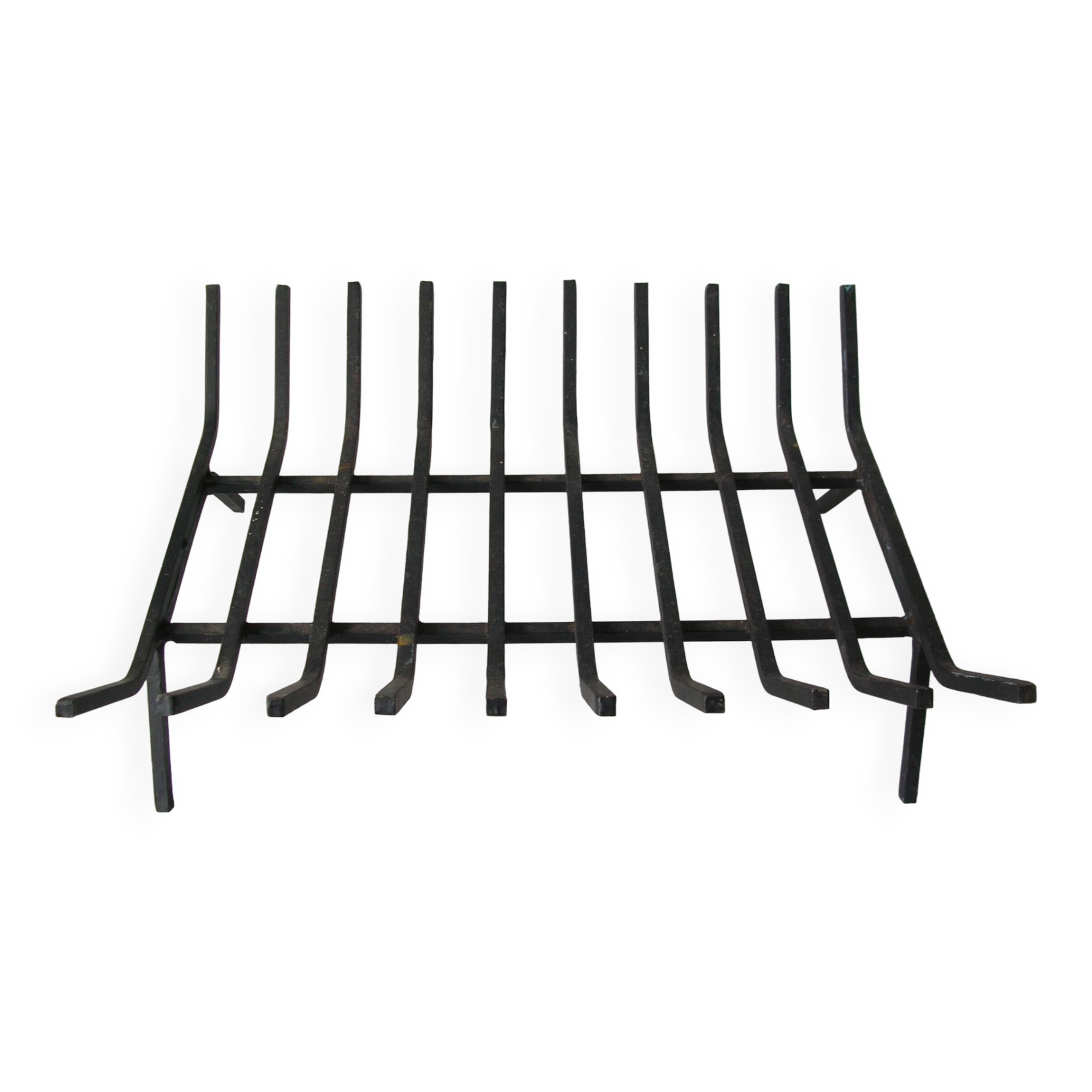 Metal log holder fireplace accessory grate log rest 49 cm