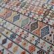 Vintage Turkish kilim, handwoven, 93x100 cm.