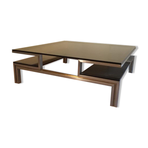 Très belle table basse en acier