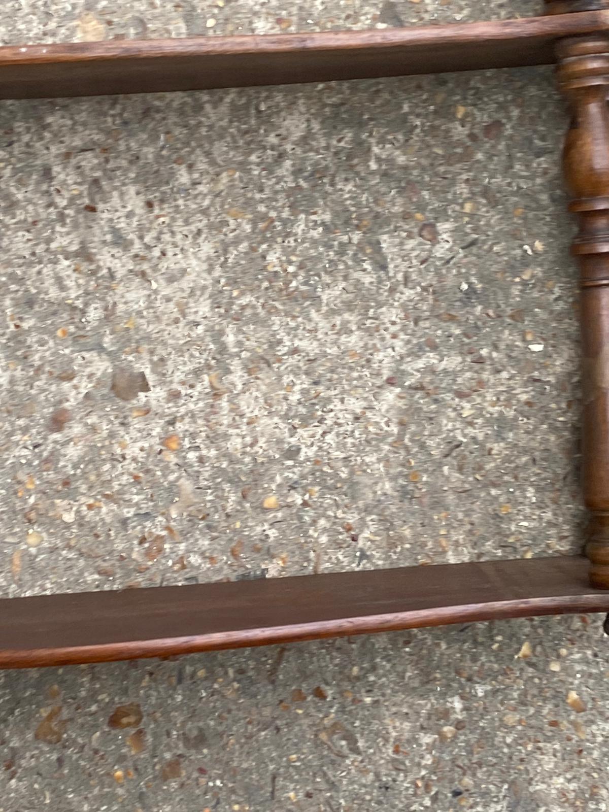 Shelf Carved wood old mural