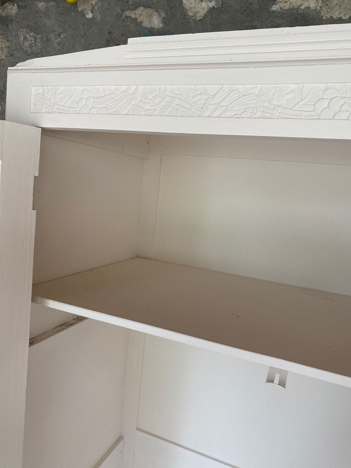 Parisian wardrobe repainted