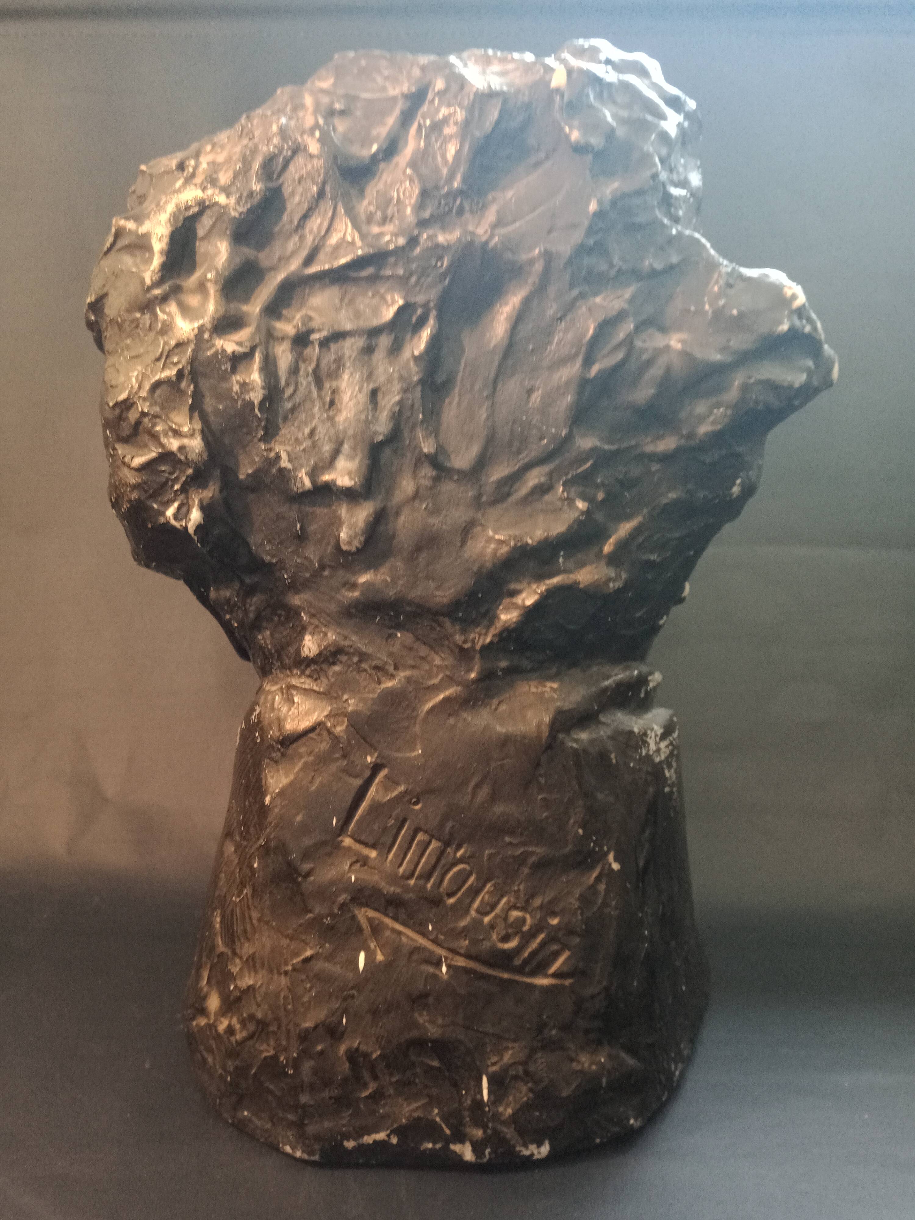 Beethoven bust in patinated plaster by Limousin