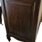 Stained Wooden Chest of Drawers with 3 Drawers