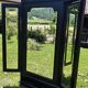 Dressmaker's cabinet with beveled triptych mirrors. (Mirror cabinet)