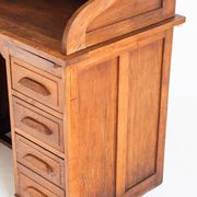 Vintage desk - secretary. Oak wood. France, 1940s