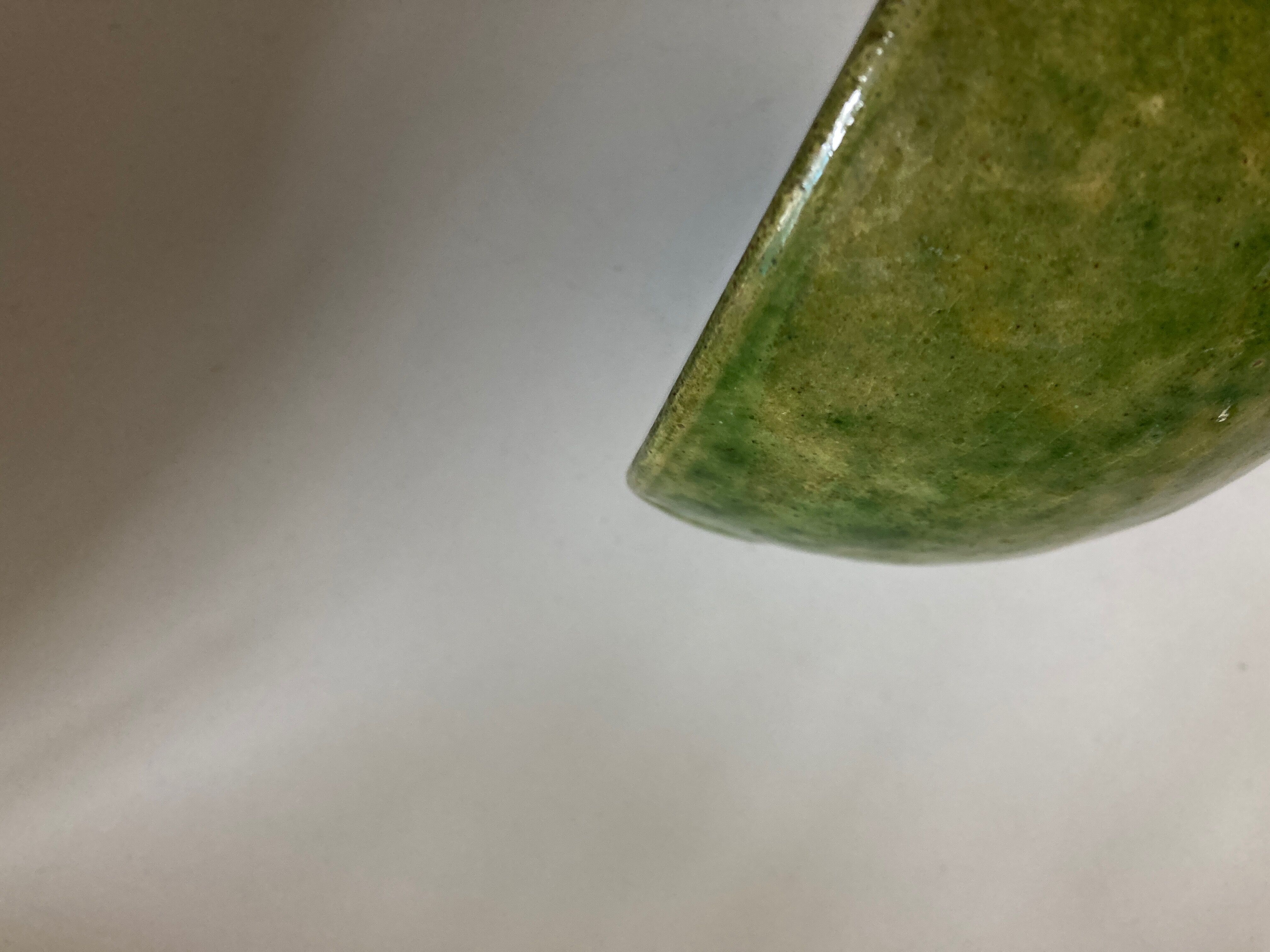 Glazed clay salad bowl from Biot 1960