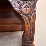 2-body art deco buffet in solid wood circa 1940