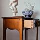 Louis XV style console in cherry wood, 20th century.