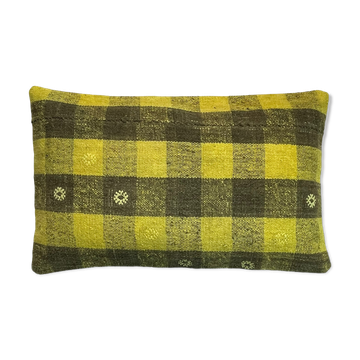 Vintage turkish kilim cushion cover, 30 x 50 cm