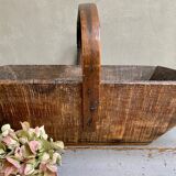 Wooden picking basket