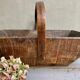 Wooden picking basket
