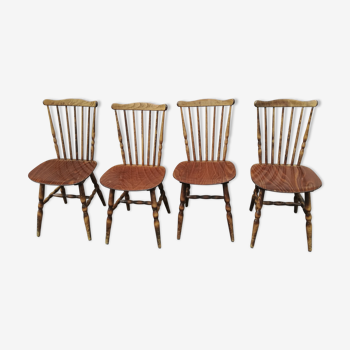 Chaises Baumann bistrot vintage