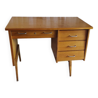 Bureau vintage en chêne - années 60/70