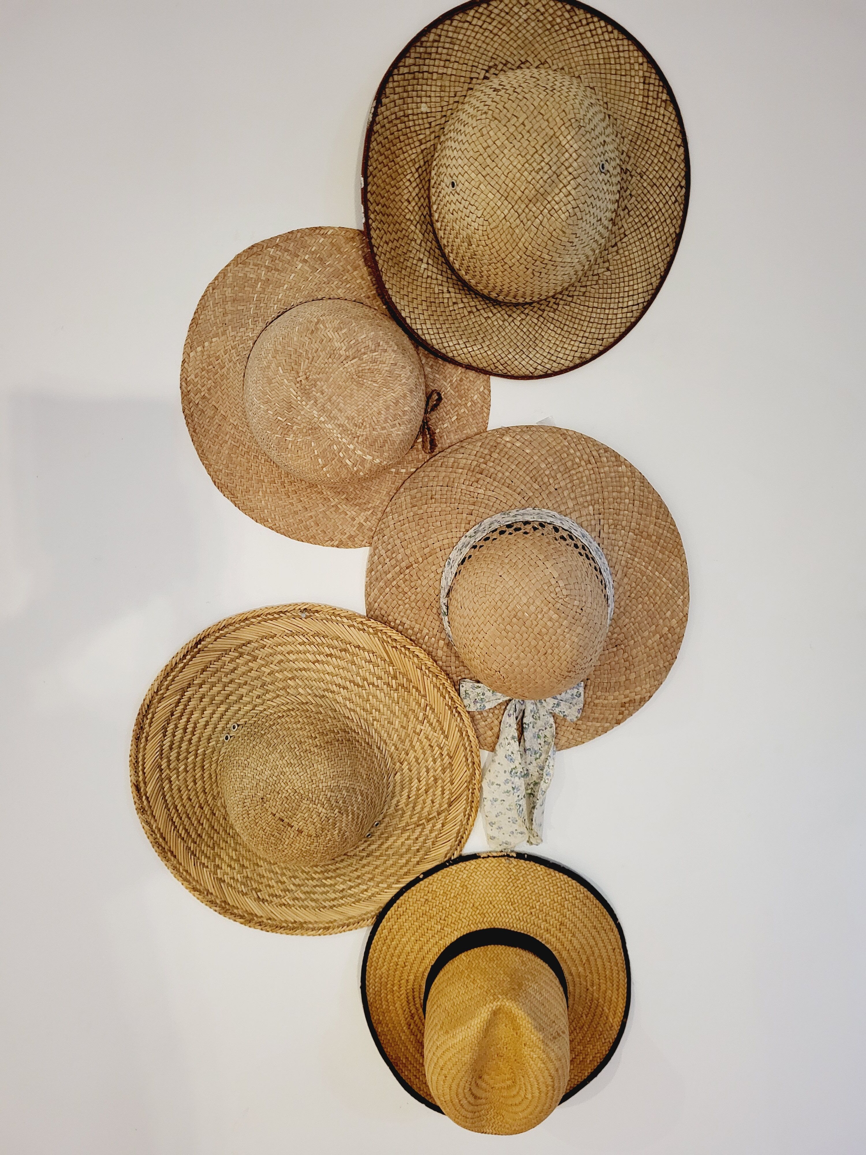 Wall decoration hats vintage