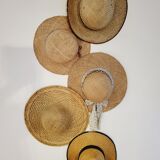 Wall decoration hats vintage