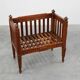 Large Arts & Crafts oak side chair, Belgium ca. 1915