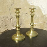 Paire de bougeoirs