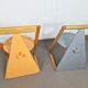 Pair of Memphis style postmodern chairs | 1980s