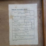 Highboard in two-tone wood with showcase part 1960s by Jitona Czech republic