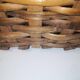 Rare antique wooden basket, retro vintage / 20th century