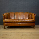 Dutch sheepskin 2-seater sofa