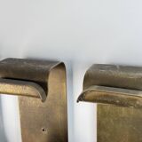 Rare set of four wall-mounted coat hooks by Azucena, 1950s.