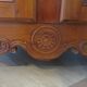 Rustic buffet Louis XV-Regency-jointed-massive wood-snail feet